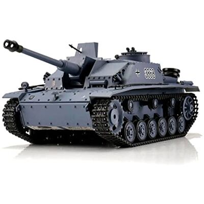 RC Toys Pleyer RC Panzer Sturmgeschütz Stug 3 Heng Long 1:16 Grau, Rauch&Sound, Metallgetriebe und 2,4Ghz RC Toys Pleyer RC Panzer Sturmgeschütz Stug 3 Heng Long 1:16 Grau, Rauch&Sound, Metallgetriebe und 2,4Ghz