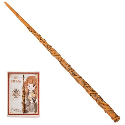 Wizarding World Harry Potter Authentischer Hermine Granger Zauberstab aus Kunststoff mit Zauberspruch-Karte, ca. 30,5 cm, Spielzeug für Kinder ab 6 Jahren, Fanartikel Wizarding World Harry Potter Authentischer Hermine Granger Zauberstab aus Kunststoff mit Zauberspruch-Karte, ca. 30,5 cm, Spielzeug für Kinder ab 6 Jahren, Fanartikel