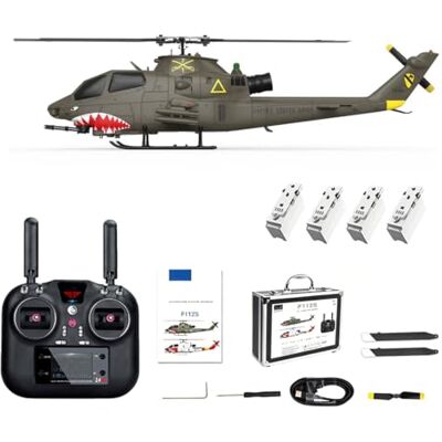 Stylomira F112S AH-1 Cobra RC-Hubschrauber mit Doppelblatt-Flybarless-Rotorkopf, 2,4G 9CH 200-Klasse GPS RC-Kampfhubschrauber mit 6G-Modus, Höhenhaltung und LiDAR-intelligenter Stabilisierung Stylomira F112S AH-1 Cobra RC-Hubschrauber mit Doppelblatt-Flybarless-Rotorkopf, 2,4G 9CH 200-Klasse GPS RC-Kampfhubschrauber mit 6G-Modus, Höhenhaltung und LiDAR-intelligenter Stabilisierung
