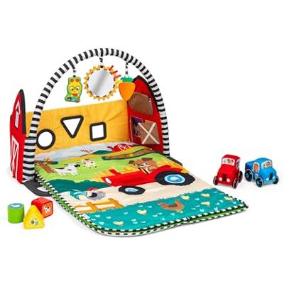 Baby Einstein Spielbogen Baby Spielmatte Farm Explorers, mit extra großer Spielmatte, Aktivitätsspielzeug mit Formensortierer, Alter: 0 Monate bis 4+ Jahre Baby Einstein Spielbogen Baby Spielmatte Farm Explorers, mit extra großer Spielmatte, Aktivitätsspielzeug mit Formensortierer, Alter: 0 Monate bis 4+ Jahre