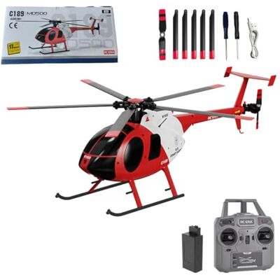 Joytopiaminds C189 MD500 Little Bird RC-Hubschrauber mit Ein-Tasten-Start/Landung, 2,4 GHz 4-Kanal-Einrotor-Brushless-6-Achsen-Gyro-RC-Hubschrauber mit optischer Flusspositionierung und Höhenhaltung – RTF Joytopiaminds C189 MD500 Little Bird RC-Hubschrauber mit Ein-Tasten-Start/Landung, 2,4 GHz 4-Kanal-Einrotor-Brushless-6-Achsen-Gyro-RC-Hubschrauber mit optischer Flusspositionierung und Höhenhaltung – RTF