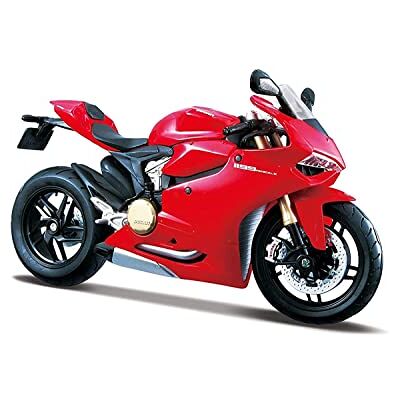 Maisto Ducati 1199 Panigale, rot Modellmotorrad 1:12 Sammlermotorrad Spielzeugmotorrad mit Lenkung & Seitenständer, ab 3 Jahren (532704) Maisto Ducati 1199 Panigale, rot Modellmotorrad 1:12 Sammlermotorrad Spielzeugmotorrad mit Lenkung & Seitenständer, ab 3 Jahren (532704)