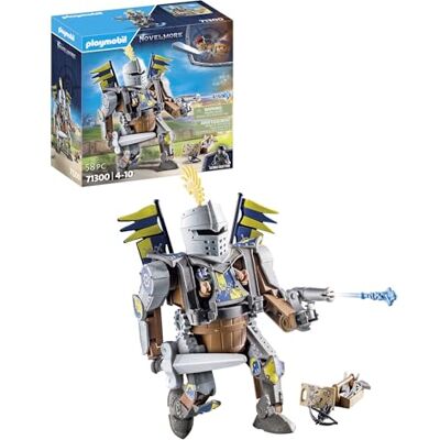 Playmobil Novelmore Ritter Gizmo Crafton und Sein starker Kampfroboter Spielzeug für Kinder ab 4 Jahren 71300 Playmobil Novelmore Ritter Gizmo Crafton und Sein starker Kampfroboter Spielzeug für Kinder ab 4 Jahren 71300