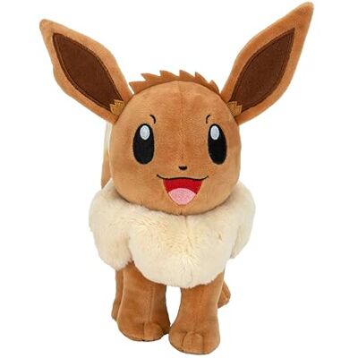 Jazwares Pokémon PKW4018-20cm Plüsch Evoli, offizielles Plüsch Jazwares Pokémon PKW4018-20cm Plüsch Evoli, offizielles Plüsch