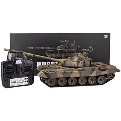 ENGINEMECH T90 RC Panzer 1:16 WW2 Kampfpanzer mit Sound, Raucheffekt, Kampfsystem, 320°-Drehung des Turms, 2.4G Militär Panzer Geschenk für Erwachsene Militärliebhaber ENGINEMECH T90 RC Panzer 1:16 WW2 Kampfpanzer mit Sound, Raucheffekt, Kampfsystem, 320°-Drehung des Turms, 2.4G Militär Panzer Geschenk für Erwachsene Militärliebhaber