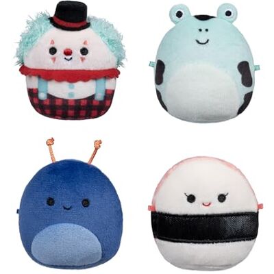 Squishmallows Micromallows SQMM0064-4er-Pack, superweiche Mini-, 6.5 cm Plüschfiguren Squishmallows Micromallows SQMM0064-4er-Pack, superweiche Mini-, 6.5 cm Plüschfiguren