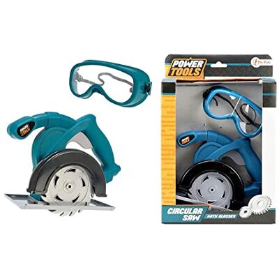 Toi-Toys Power Tools 38033A-Scie Circular Sicherheitsbrille, Spielzeug, Werkzeug für Kinder, 38033A, Mehrfarbig Toi-Toys Power Tools 38033A-Scie Circular Sicherheitsbrille, Spielzeug, Werkzeug für Kinder, 38033A, Mehrfarbig