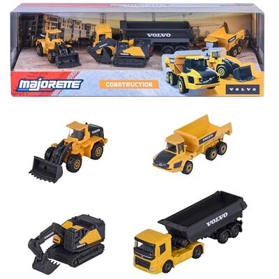 Majorette Volvo Construction 4er Geschenkset - Bausteinspielzeug Majorette Volvo Construction 4er Geschenkset - Bausteinspielzeug
