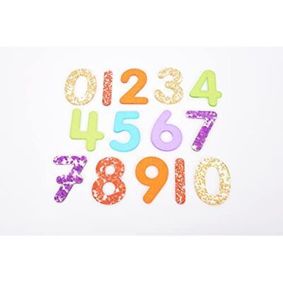 tickit 72431 Rainbow Glitter Zahlen, Blau, Rot tickit 72431 Rainbow Glitter Zahlen, Blau, Rot