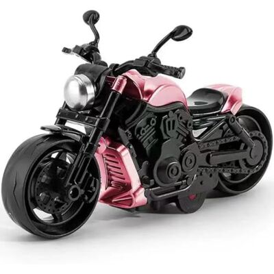 Doyomtoy Roségoldfarbenes Motorradspielzeug, realistisches Motorradmodell, Spielzeugauto, Lernspielzeug, geeignet als Geburtstagsgeschenk Doyomtoy Roségoldfarbenes Motorradspielzeug, realistisches Motorradmodell, Spielzeugauto, Lernspielzeug, geeignet als Geburtstagsgeschenk
