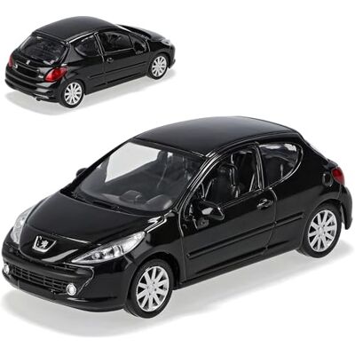 Norev Peugeot 207 3 Türer Schwarz 2006-2015 1/43 Modell Auto mit individiuellem Wunschkennzeichen Norev Peugeot 207 3 Türer Schwarz 2006-2015 1/43 Modell Auto mit individiuellem Wunschkennzeichen