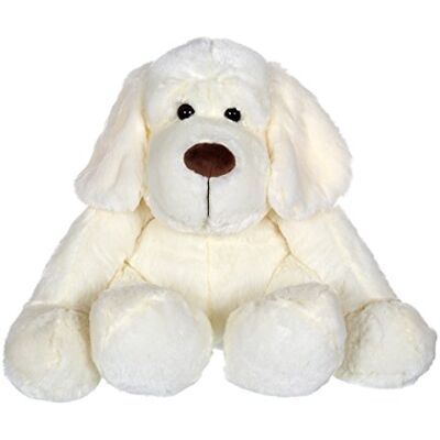 GIPSY 070085 Peluche Chien Flatoutou Blanc GIPSY 070085 Peluche Chien Flatoutou Blanc