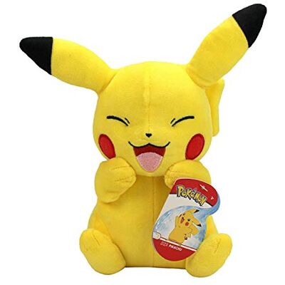 Pokémon PKW1932-20cm Plüsch Pikachu, offizielles Plüsch Pokémon PKW1932-20cm Plüsch Pikachu, offizielles Plüsch