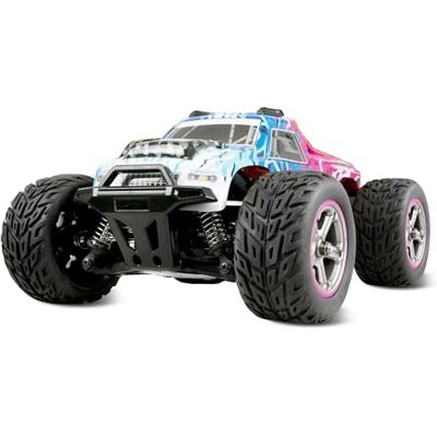 Amewi MAX20 Monstertruck Brushed 50km/h 4WD 1:20 RTR blau/pink RC ferngesteuert Amewi MAX20 Monstertruck Brushed 50km/h 4WD 1:20 RTR blau/pink RC ferngesteuert