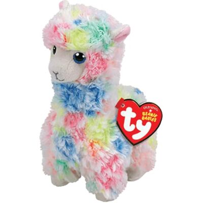 TY 41217 Lola, Lama bunt 15cm Beanie Babies, Mehrfarbig TY 41217 Lola, Lama bunt 15cm Beanie Babies, Mehrfarbig
