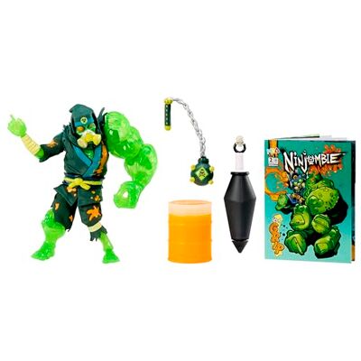 MGA Entertainment Ninjombie Action Figure Haz Mat – Enthält 1 Kampfwaffe, 1 Schleimspritze und EIN Prime Slime-Fässchen, Ninja Spielzeug für Jungen und Mädchen MGA Entertainment Ninjombie Action Figure Haz Mat – Enthält 1 Kampfwaffe, 1 Schleimspritze und EIN Prime Slime-Fässchen, Ninja Spielzeug für Jungen und Mädchen