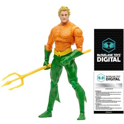 McFarlane Toys DC Direct Aquaman (DC Classic) 17,8 cm große Actionfigur mit digitalem Sammlerstück McFarlane Toys DC Direct Aquaman (DC Classic) 17,8 cm große Actionfigur mit digitalem Sammlerstück