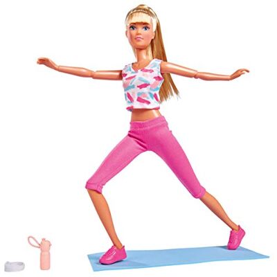 Simba Toys Puppe Sport - Vollbeweglich, Yoga Matte & Wasserflasche Simba Toys Puppe Sport - Vollbeweglich, Yoga Matte & Wasserflasche
