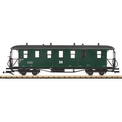 LGB – 36371 DR Personenwagen Bauart KD – detailgetreuer Altbauwagen der DR – Türen zum Öffnen – komplette Inneneinrichtung – flaschengrün – Metallradsätze – ab 15 Jahren – Spur G LGB – 36371 DR Personenwagen Bauart KD – detailgetreuer Altbauwagen der DR – Türen zum Öffnen – komplette Inneneinrichtung – flaschengrün – Metallradsätze – ab 15 Jahren – Spur G