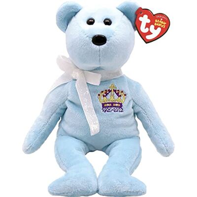 TY Toys Queen Elizabeth II Beanie Boo Regular Beanie Baby Soft Plush Toy Collectible Cuddly Stuffed Teddy (41289) TY Toys Queen Elizabeth II Beanie Boo Regular Beanie Baby Soft Plush Toy Collectible Cuddly Stuffed Teddy (41289)