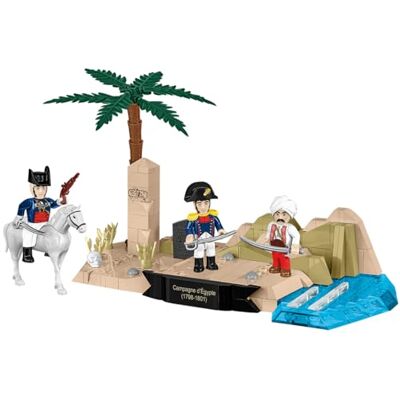 COBI Ägyptenfeldzug (1798–1801), Historisches Diorama, 243 Teile Bedruckt (Pad Printed), 3 Figuren, Pferd, Rosetta-Stein-Modell, Niltal, Namensschild, Hergestellt in der EU, ab 6 Jahren COBI Ägyptenfeldzug (1798–1801), Historisches Diorama, 243 Teile Bedruckt (Pad Printed), 3 Figuren, Pferd, Rosetta-Stein-Modell, Niltal, Namensschild, Hergestellt in der EU, ab 6 Jahren