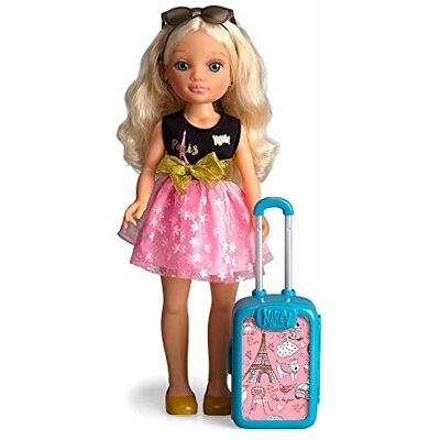 NANCY Chic reist nach Paris, Puppe mit Koffern und Zubehör für Kinder ab 3 Jahre, Multicolor (Famosa 700015341) NANCY Chic reist nach Paris, Puppe mit Koffern und Zubehör für Kinder ab 3 Jahre, Multicolor (Famosa 700015341)