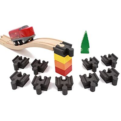 locorico 10 Brio Duplo kompatible Adapter für Holzeisenbahn locorico 10 Brio Duplo kompatible Adapter für Holzeisenbahn