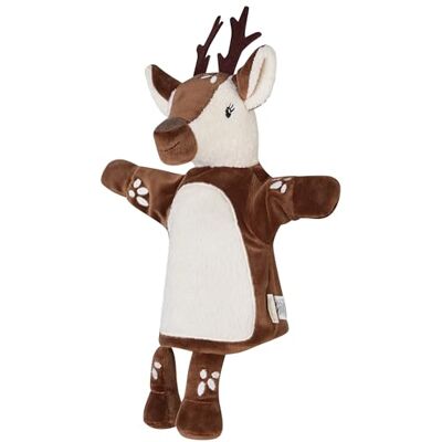 Sterntaler Handpuppe REH, Kinder- und Babyspielzeug, weicher Flausch, Kopf wattiert mit Polyesterwatte, 36 × 26 × 10 cm – lehmbraun Sterntaler Handpuppe REH, Kinder- und Babyspielzeug, weicher Flausch, Kopf wattiert mit Polyesterwatte, 36 × 26 × 10 cm – lehmbraun