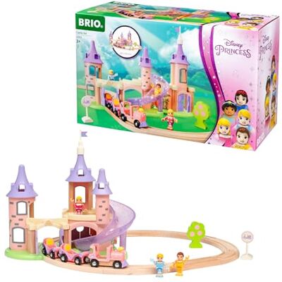 Brio Disney Princess 33312 Traumschloss Eisenbahn-Set Märchenhafte Ergänzung Holzeisenbahn Empfohlen ab 3 Jahren Brio Disney Princess 33312 Traumschloss Eisenbahn-Set Märchenhafte Ergänzung Holzeisenbahn Empfohlen ab 3 Jahren