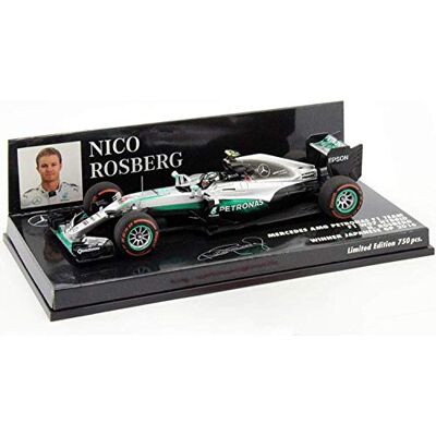 Minichamps 417160506 "Mercedes AMG Petronas F1 W07 Hybrid Nico Rosberg Japanese GP Winner Model, Maßstab 1:43 Minichamps 417160506 "Mercedes AMG Petronas F1 W07 Hybrid Nico Rosberg Japanese GP Winner Model, Maßstab 1:43