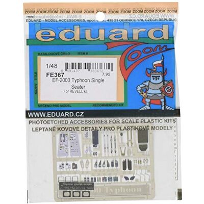Eduard Accessories FE367 Modellbauzubehör EF-2000 Typhoon Single Seater Für Revell Bausatz Eduard Accessories FE367 Modellbauzubehör EF-2000 Typhoon Single Seater Für Revell Bausatz