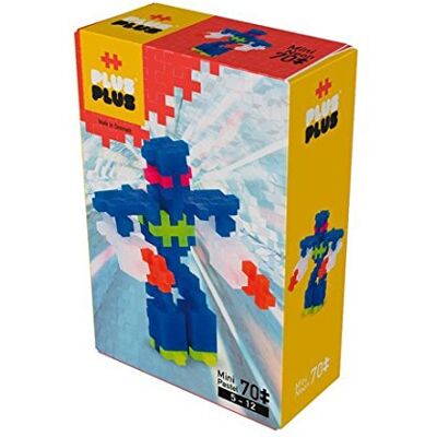 Plus-Plus 300.3753 9603753 Geniales Konstruktionsspielzeug, Neon, Roboter Bausteine-Set, 70 Teile, Mehrfarbig Plus-Plus 300.3753 9603753 Geniales Konstruktionsspielzeug, Neon, Roboter Bausteine-Set, 70 Teile, Mehrfarbig