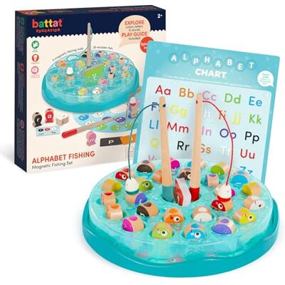 Battat Education Alphabet Fishing Game - Lernspiel Battat Education Alphabet Fishing Game - Lernspiel