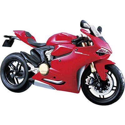 Bauer Spielwaren MAISTO Ducati 1199 Panigale, rot Modellmotorrad 1:12 Originalgetreues Sammlermotorrad Spielzeugmotorrad mit Lenkung & Seitenständer, ab 3 Jahren (5-11108) Bauer Spielwaren MAISTO Ducati 1199 Panigale, rot Modellmotorrad 1:12 Originalgetreues Sammlermotorrad Spielzeugmotorrad mit Lenkung & Seitenständer, ab 3 Jahren (5-11108)