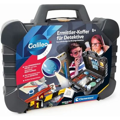 Clementoni Galileo Spy Ermittler-Koffer für Detektive & Geheimagenten Spannendes Detektiv-Set Spielzeug für Kinder ab 8 Jahren 59414 von Clementoni Galileo Spy Ermittler-Koffer für Detektive & Geheimagenten Spannendes Detektiv-Set Spielzeug für Kinder ab 8 Jahren 59414 von