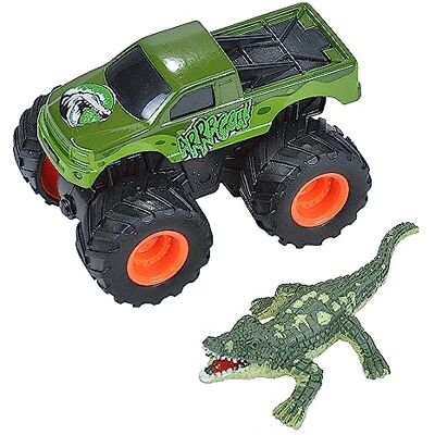WILD REPUBLIC Adventure Mini Truck Krokodil, für Kinder, Abenteuergeschenke, Fantasie-Spielzeug für Draußen, Monster-Truck-Auto, 10 cm WILD REPUBLIC Adventure Mini Truck Krokodil, für Kinder, Abenteuergeschenke, Fantasie-Spielzeug für Draußen, Monster-Truck-Auto, 10 cm