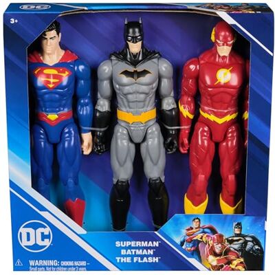 Spin Master DC Comics 6072364 Batman, Superman und The Flash: Actionfiguren 30 cm – 6072364 – Superheldenspielzeug – Spielzeug für Kinder ab 3 Jahren Spin Master DC Comics 6072364 Batman, Superman und The Flash: Actionfiguren 30 cm – 6072364 – Superheldenspielzeug – Spielzeug für Kinder ab 3 Jahren
