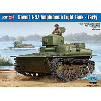 Hobby Boss T-37 Amphibie Leichttank 1/35 Modellbausatz Hobby Boss T-37 Amphibie Leichttank 1/35 Modellbausatz