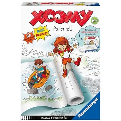 Ravensburger Xoomy® Maxi Paper Roll Refill 18148 Kreatives Zeichnen und Malen für Kinder ab 6 Jahren Ravensburger Xoomy® Maxi Paper Roll Refill 18148 Kreatives Zeichnen und Malen für Kinder ab 6 Jahren