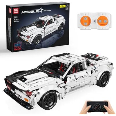 Mould King 13128 Technik Ferngesteuert Klemmbausteine Auto Sportwagen Bausteine Drift Auto Rennwagen Modellauto-Bausatz Speed Champion Geschenk zum Sammeln für Erwachsene(1805 Teile) Mould King 13128 Technik Ferngesteuert Klemmbausteine Auto Sportwagen Bausteine Drift Auto Rennwagen Modellauto-Bausatz Speed Champion Geschenk zum Sammeln für Erwachsene(1805 Teile)