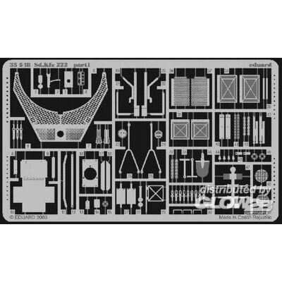 Eduard Accessories 35548 Modellbauzubehör Sd.Kfz 222 für Tamiya Bausätze 35270/35051 Eduard Accessories 35548 Modellbauzubehör Sd.Kfz 222 für Tamiya Bausätze 35270/35051