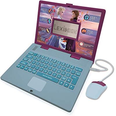 Lexibook , Disney Frozen 2, Bilingue Laptop Portugiesisch / Englisch, 124 Varianten für UMA Lernen, lustig und interativ, Mathematik, Logik, Musik, Relogik, JC598FZi4 Lexibook , Disney Frozen 2, Bilingue Laptop Portugiesisch / Englisch, 124 Varianten für UMA Lernen, lustig und interativ, Mathematik, Logik, Musik, Relogik, JC598FZi4