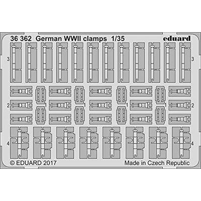 Eduard Accessories 36362 Modellbauzubehör German WW2 Clamps Eduard Accessories 36362 Modellbauzubehör German WW2 Clamps