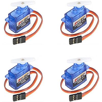 Stemedu FEETECH FS90R 9g Micro Servo 360° Continuous Rotation für Arduino & RC Robot 4er Pack 1.5KG Torque 6V für Helicopter Boat DIY Stemedu FEETECH FS90R 9g Micro Servo 360° Continuous Rotation für Arduino & RC Robot 4er Pack 1.5KG Torque 6V für Helicopter Boat DIY