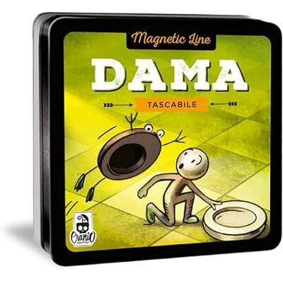 Cranio Creations Magnetische Linie - Dame - Brettspiel Cranio Creations Magnetische Linie - Dame - Brettspiel