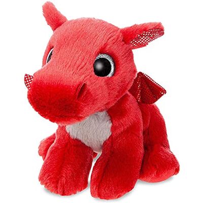 Aurora World 60862 Sparkle Tales Flame Roter Drache Plüsch, 18 cm Aurora World 60862 Sparkle Tales Flame Roter Drache Plüsch, 18 cm