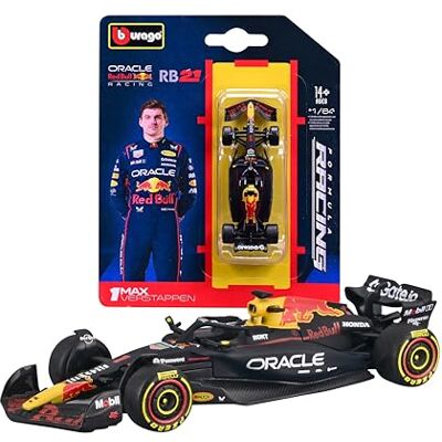 Bburago – F1 Red Bull Racing RB21 2025#1 Max Verstappen, Diecast-Modellauto im Maßstab 1:64, detaillierte Nachbildung eines Formel-1-Rennwagens, offizielle Farben, Sammlerblister, 14+ Bburago – F1 Red Bull Racing RB21 2025#1 Max Verstappen, Diecast-Modellauto im Maßstab 1:64, detaillierte Nachbildung eines Formel-1-Rennwagens, offizielle Farben, Sammlerblister, 14+