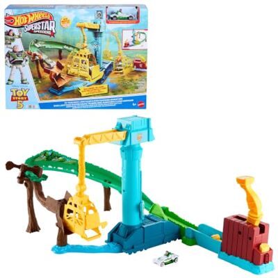 Hot Wheels Spielzeugauto Trackset, Disney Pixar Toy Story 5 Superstar Speeders Hi-Tech Buzz Lightyear’s Star Command Abenteuer Trackset, JLH42 Hot Wheels Spielzeugauto Trackset, Disney Pixar Toy Story 5 Superstar Speeders Hi-Tech Buzz Lightyear’s Star Command Abenteuer Trackset, JLH42