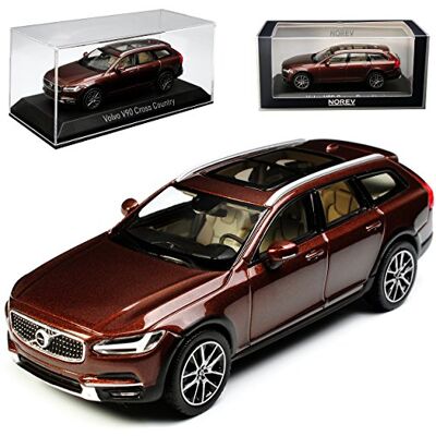 Norev Volvo V90 Cross Country Kombi Maple Braun Ab 2016 1/43 Modell Auto mit individiuellem Wunschkennzeichen Norev Volvo V90 Cross Country Kombi Maple Braun Ab 2016 1/43 Modell Auto mit individiuellem Wunschkennzeichen