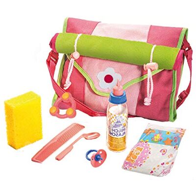 Heless 976 Wickeltasche für Puppen, mit Wickelunterlage und Pflegezubehör Heless 976 Wickeltasche für Puppen, mit Wickelunterlage und Pflegezubehör
